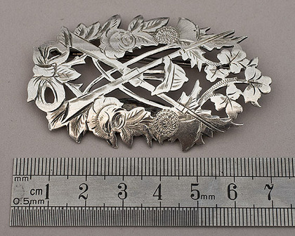 Boer War Silver Belt Buckle